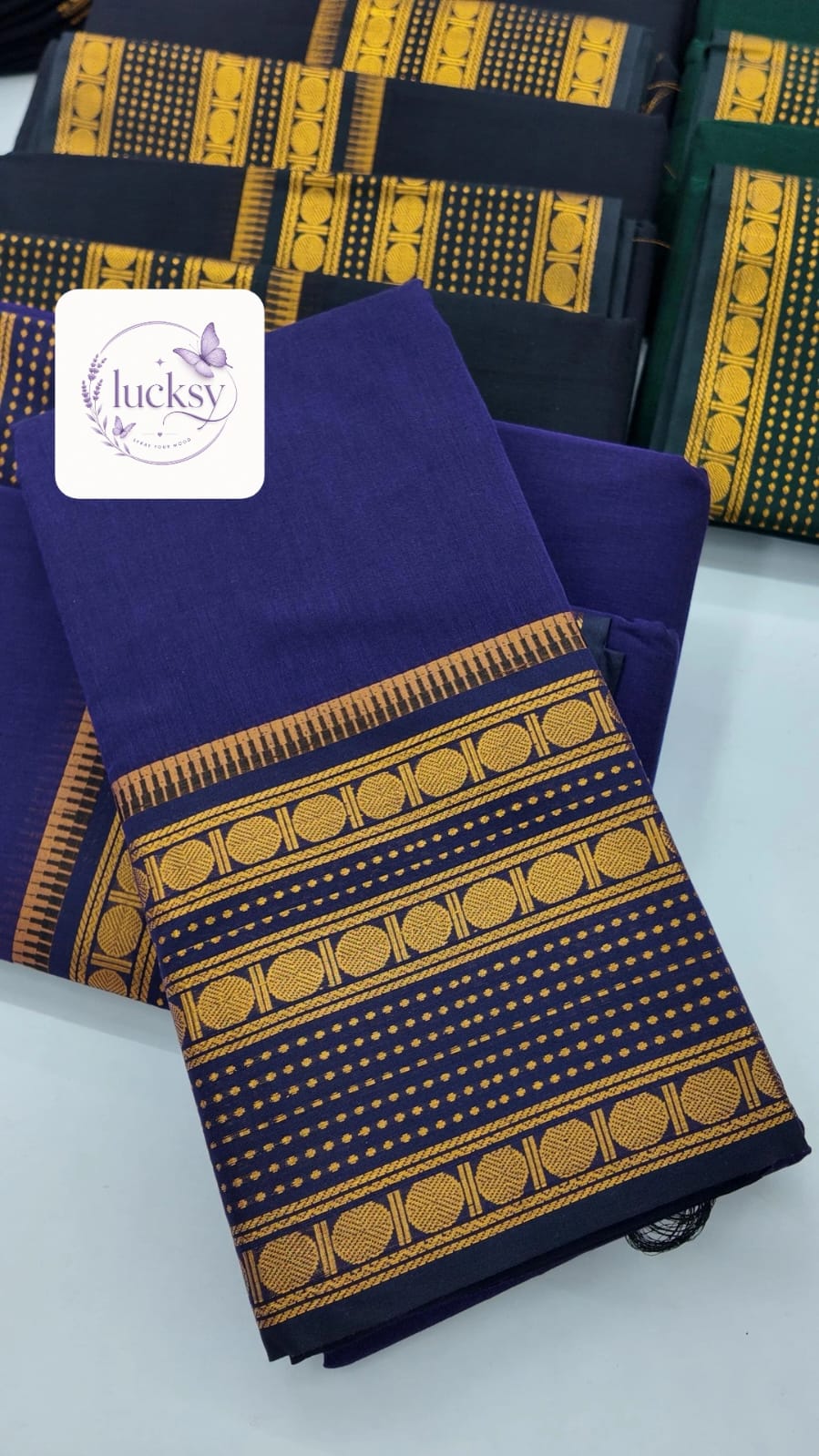 RETTA PETTA COTTON SAREE